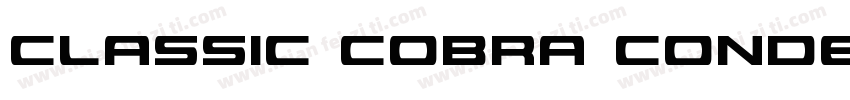 Classic Cobra Condensed字体转换